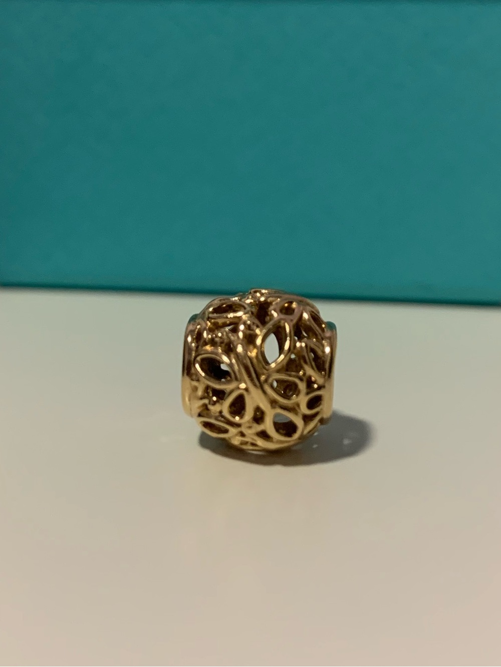 Pandora 14K Gold Butterfly Garden Charm